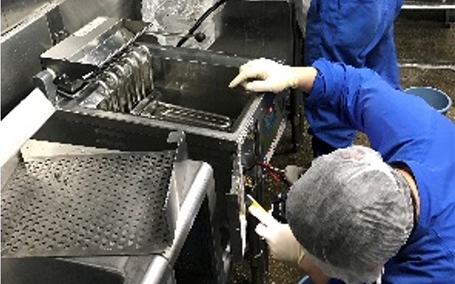 フードの洗浄